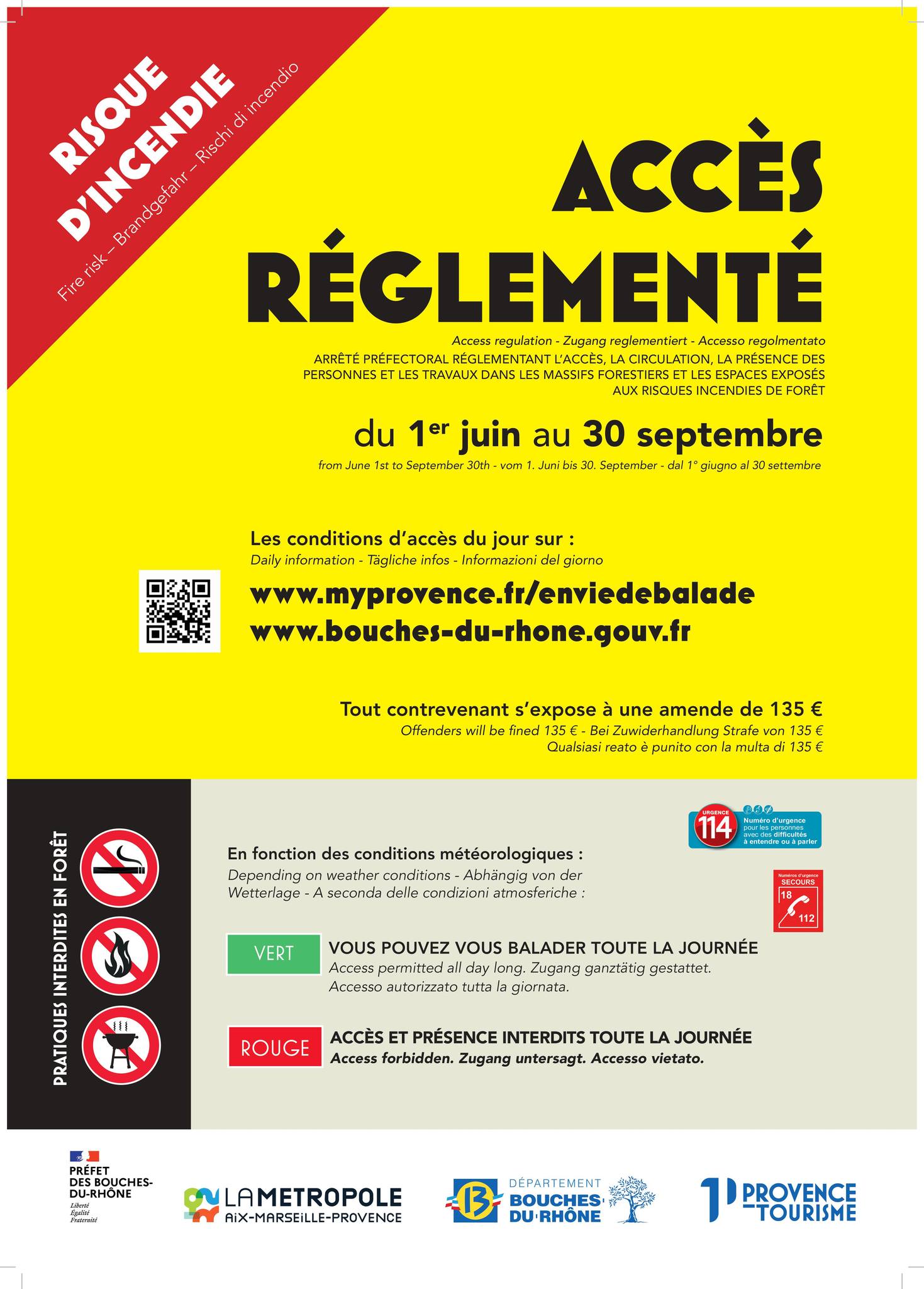 Saint-Cannat - À PARTIR DU 1ER JUIN : ACCÈS RÉGLEMENTÉ AUX MASSIFS ...