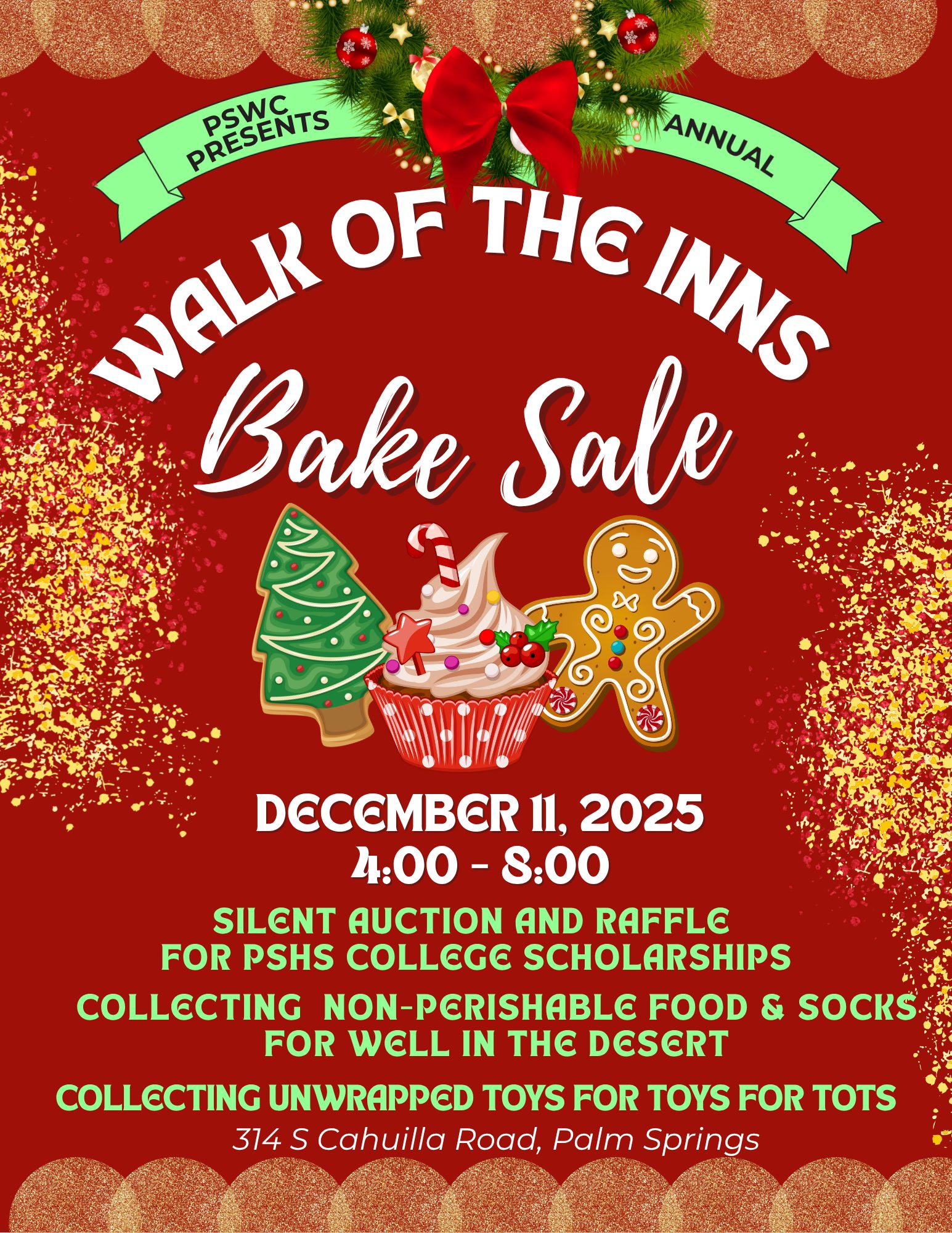 Walk of the Inns Bake Sale, Raffle & Silent Auction