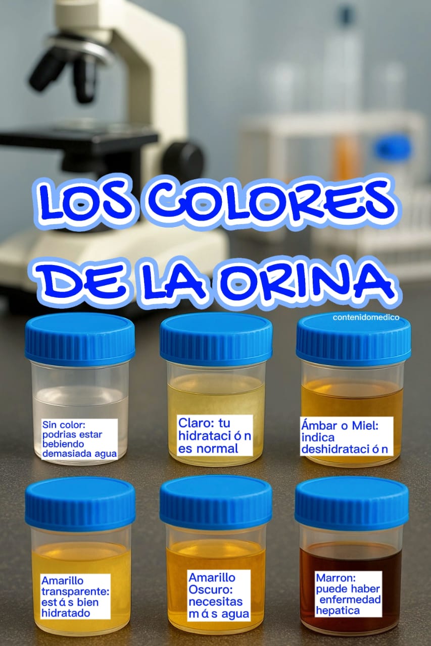 contenidomedico.bruno - 💧 ¿Sabías que el color de tu orina dice mucho ...
