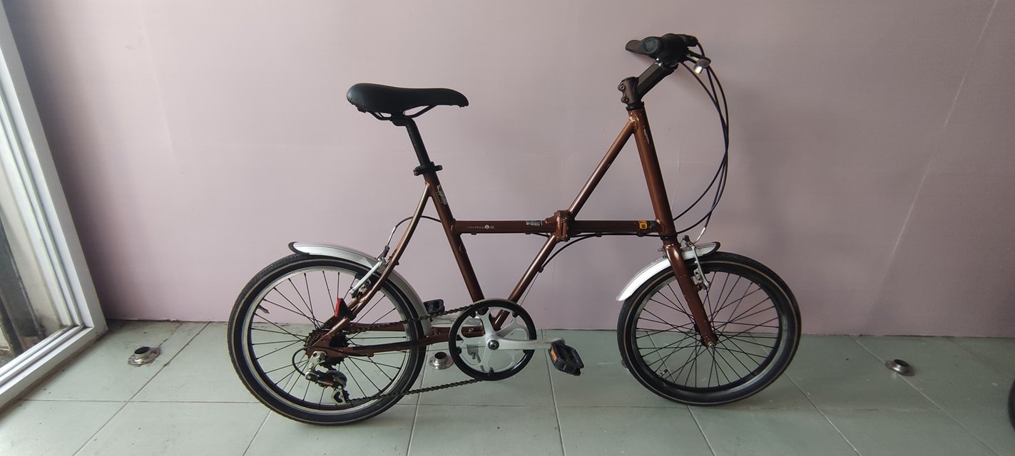 CARIBOU AX ALLOY FOLDING BIKE ?? Alloy frame ?? Shimano parts 