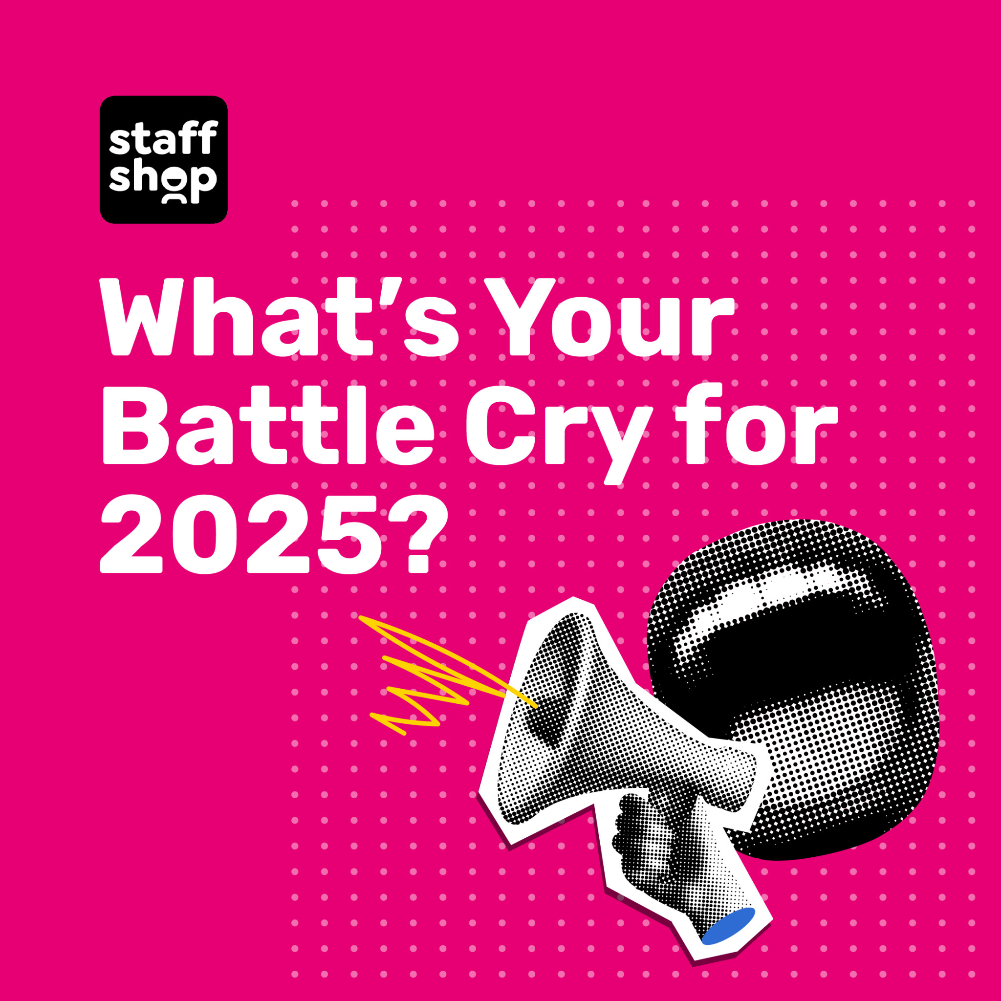 Staff Shop - What’s Your Battle Cry for 2025? 🛡️ Teamwork... | Facebook