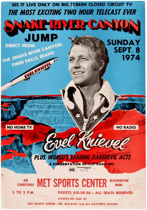 🚀On September 8, 1974, at 3:36 p.m. MDT, the legendary Evel