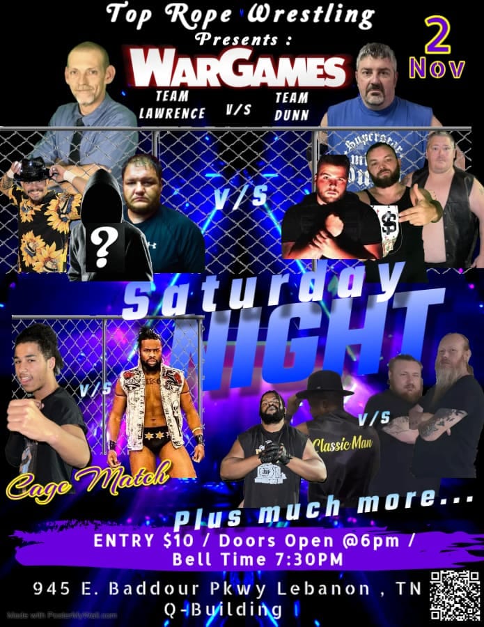 Top Rope Wrestling | Lebanon TN