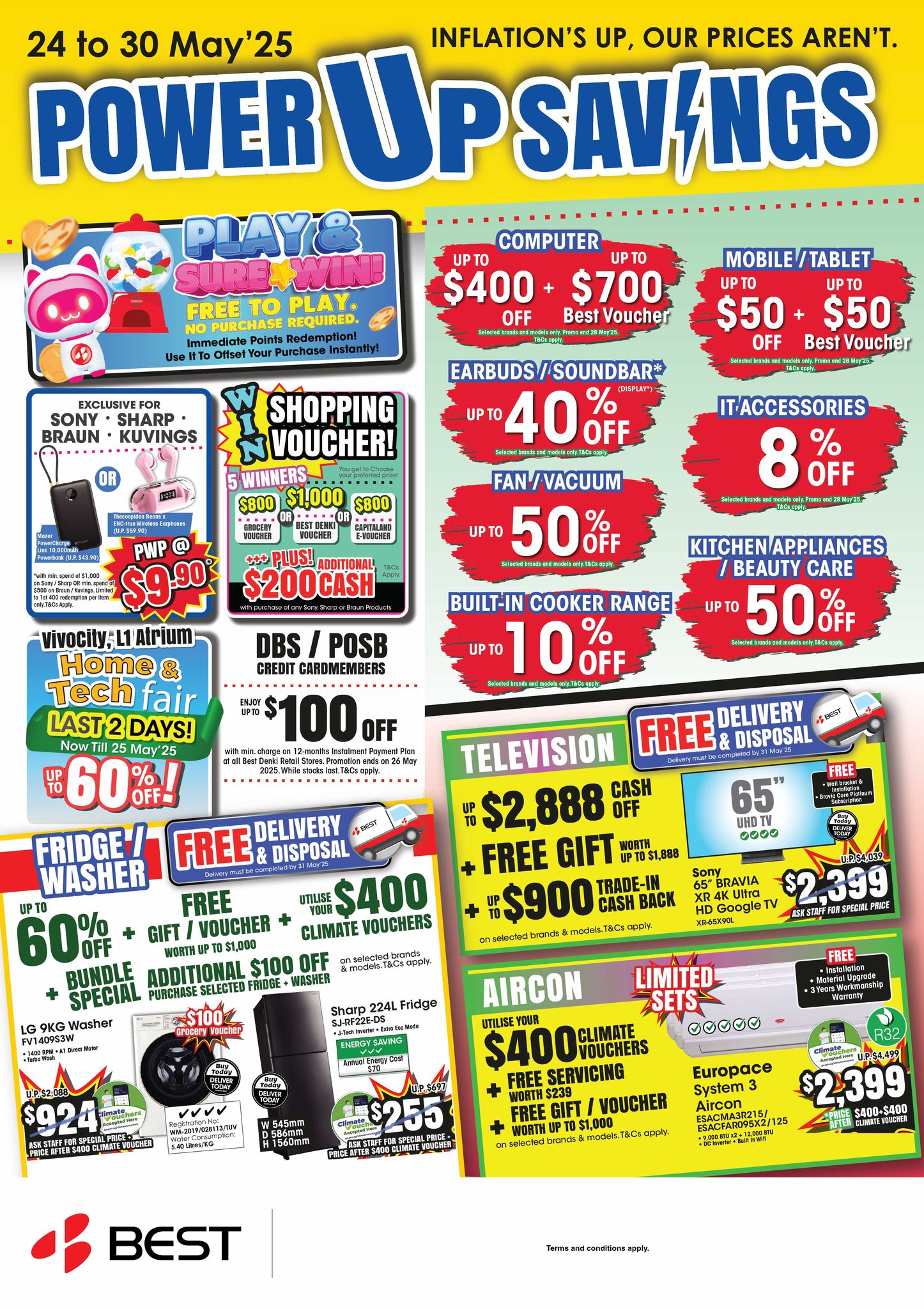 BEST - ⚡️ POWER UP SAVINGS is ON at BEST! From now–30 May, inflation’s ...