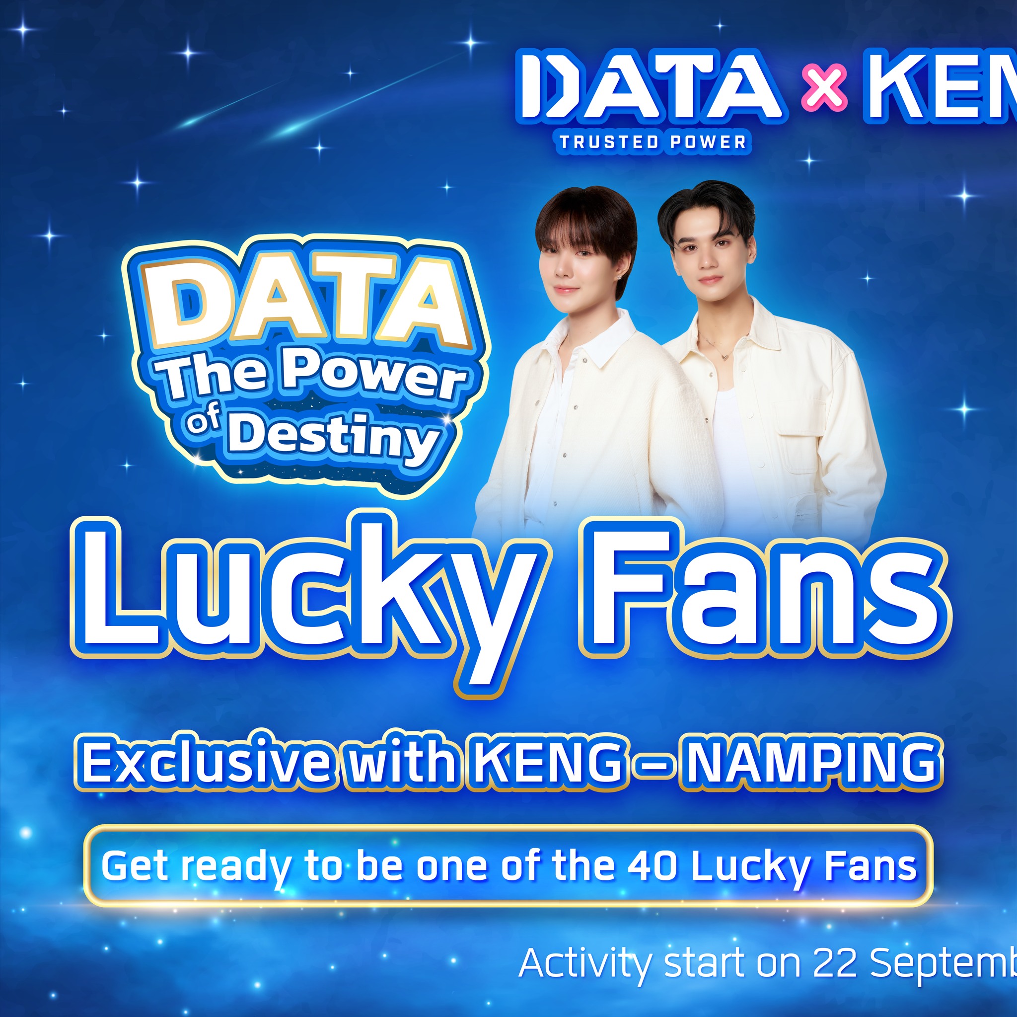 DATA The Power of Destiny Lucky Fans Exclusive with KENG - NAMPING