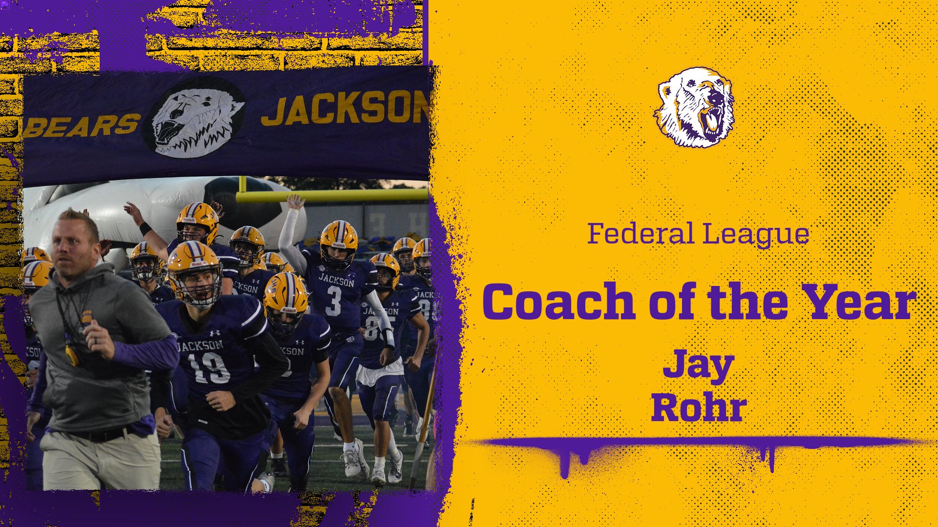Jackson - 🏆 Congratulations to Coach Jay Rohr! 🏆 We are thrilled to ...