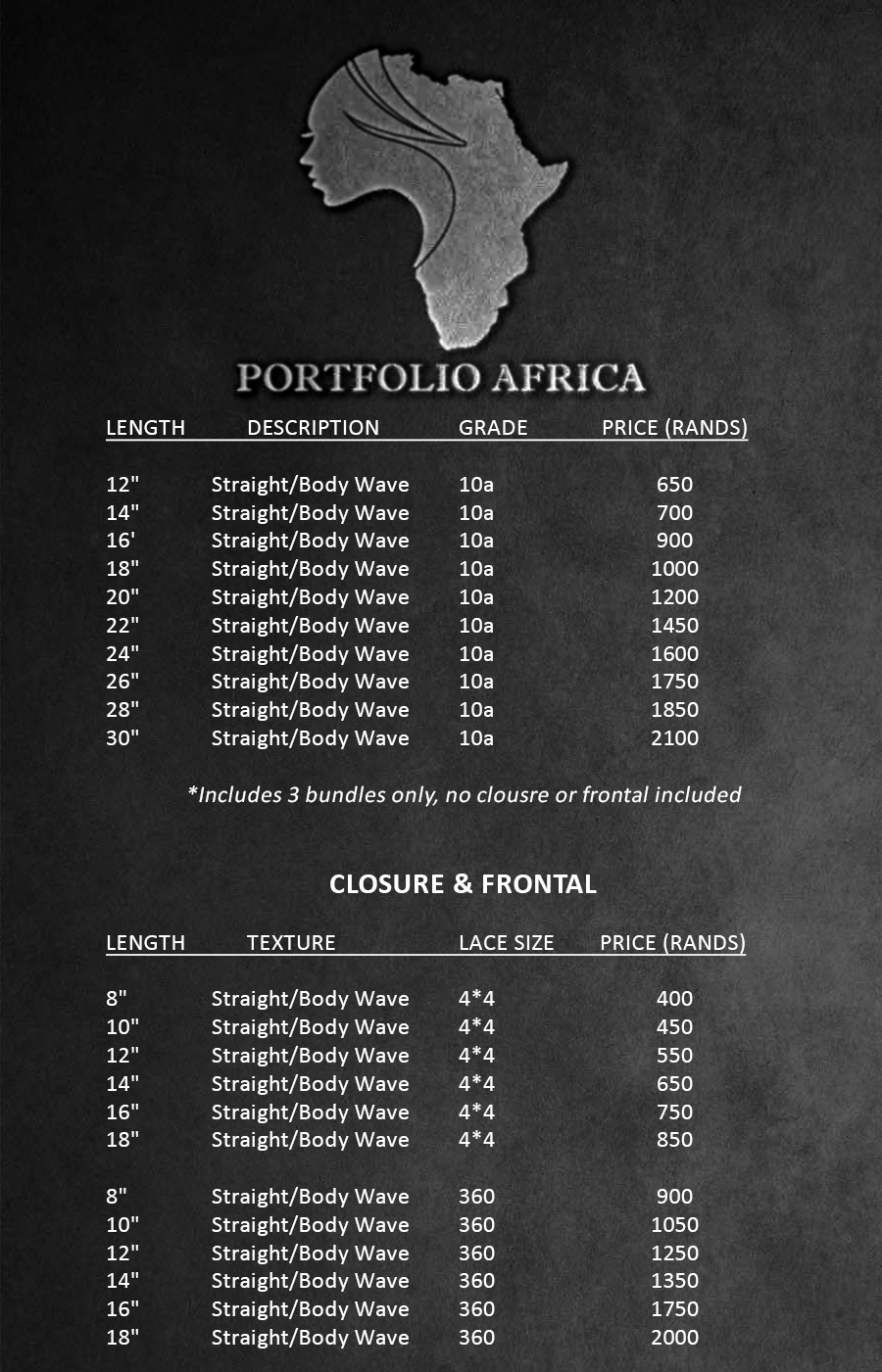 Portfolio Africa