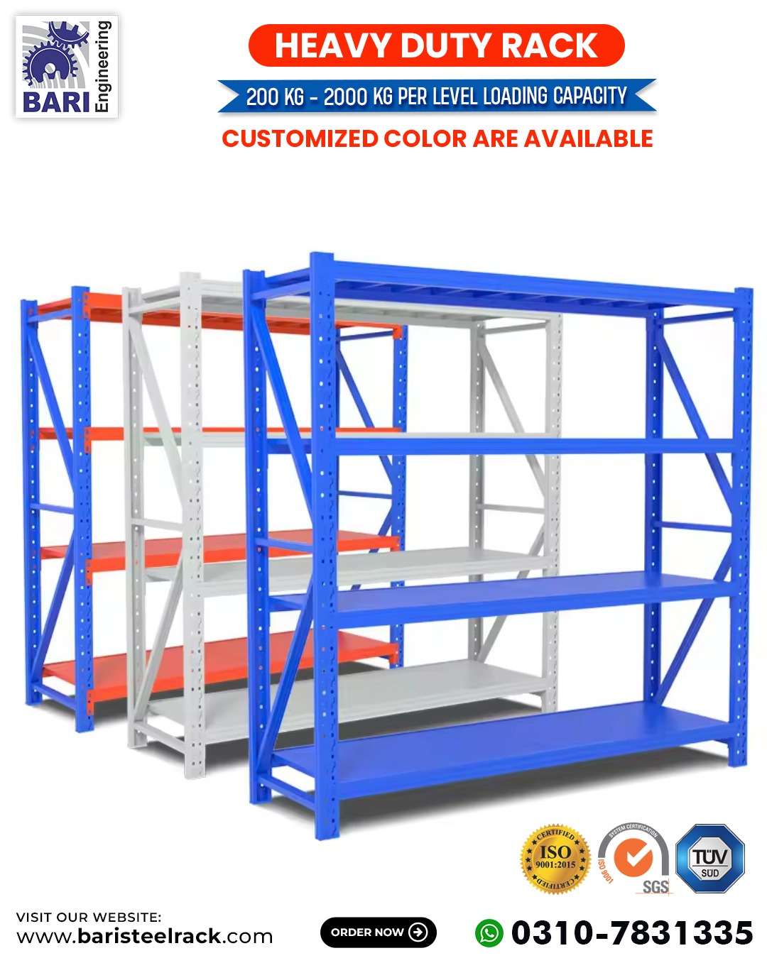 Warehouse Rack | Industrial Rack | Heavy Duty Rack | Bulk Rack ...