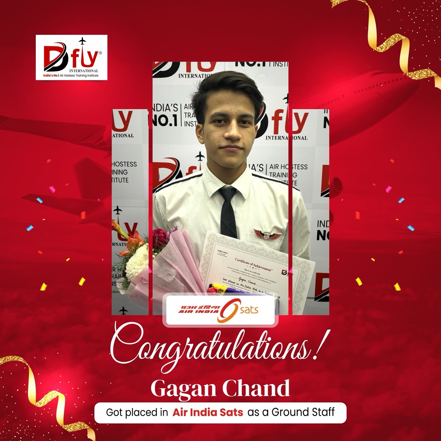 Dflyinternational - Congratulations to Gagan Chand, a talented 