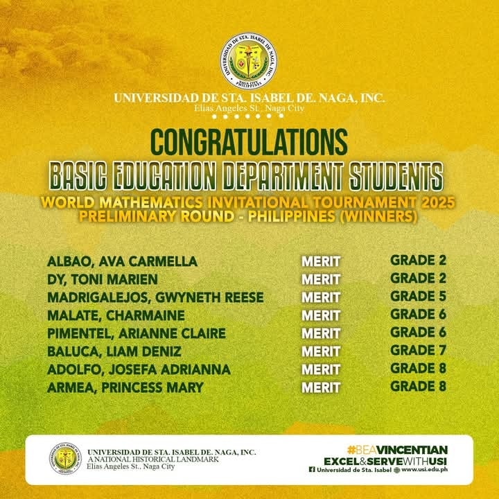 USI - Basic Education Department | Naga City
