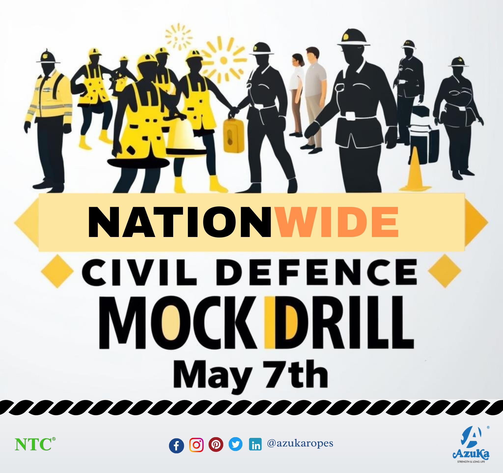 Azuka - On May 7th, India will conduct a nationwide civil defence mock ...