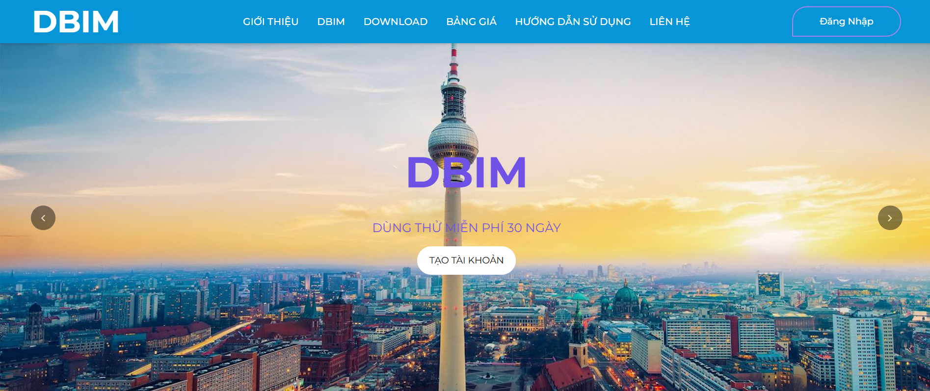 DBim - Phần mềm hỗ trợ tính toán triển khai Kết Cấu