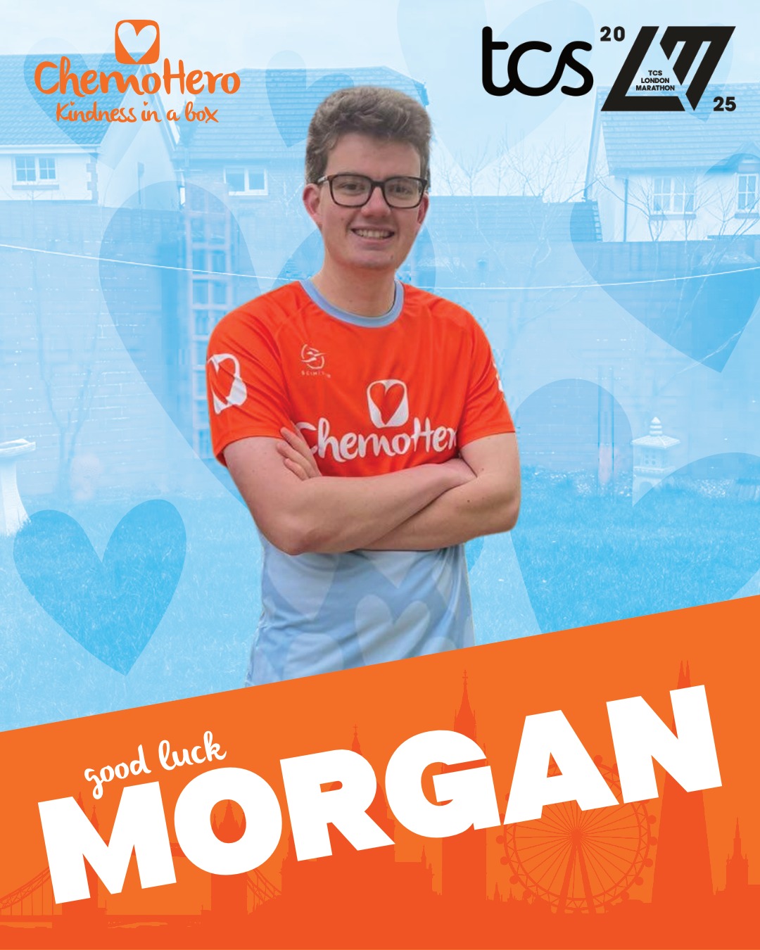 ChemoHero - Meet Morgan, it is his very first marathon... | Facebook