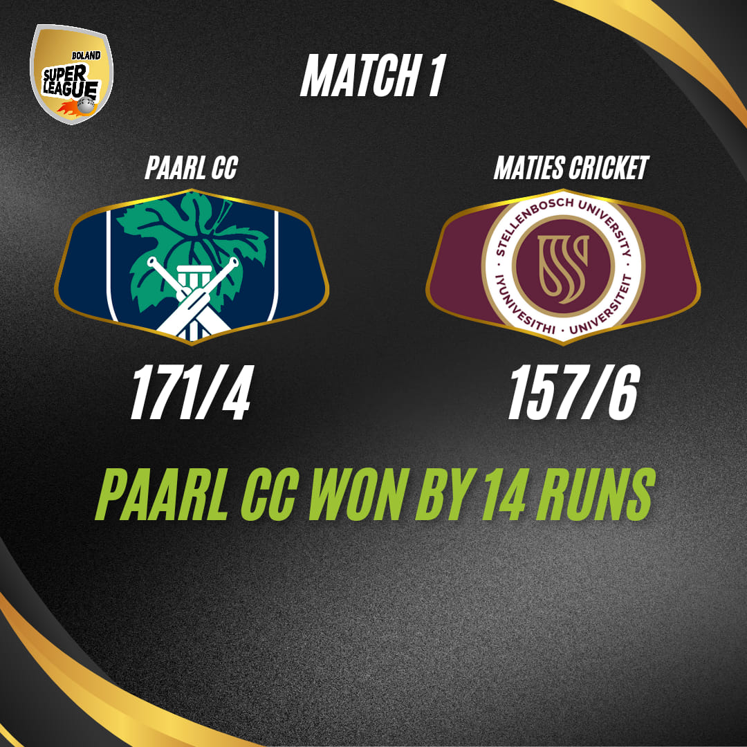 Boland - 🚨 RESULT 🚨 What a way to kick off the 2025 Boland Super League ...