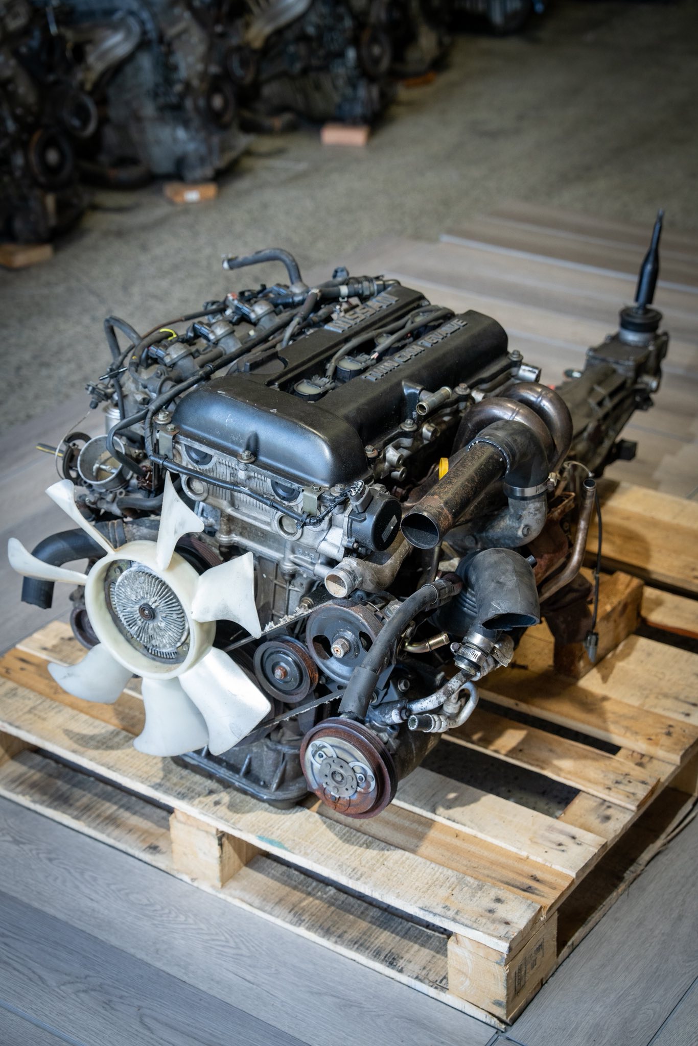 JDM Nissan SR20DET S13 Blacktop Engine with 5 speed manual
