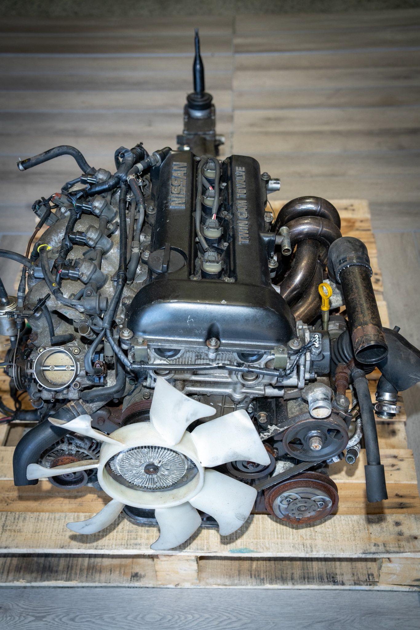 JDM Nissan SR20DET S13 Blacktop Engine with 5 speed manual