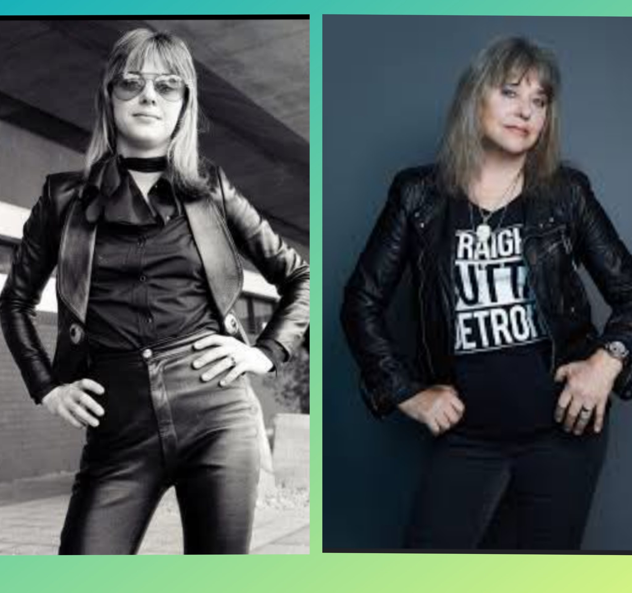 Suzi Quatro, an American rock musician, Born in Detroit, Michigan