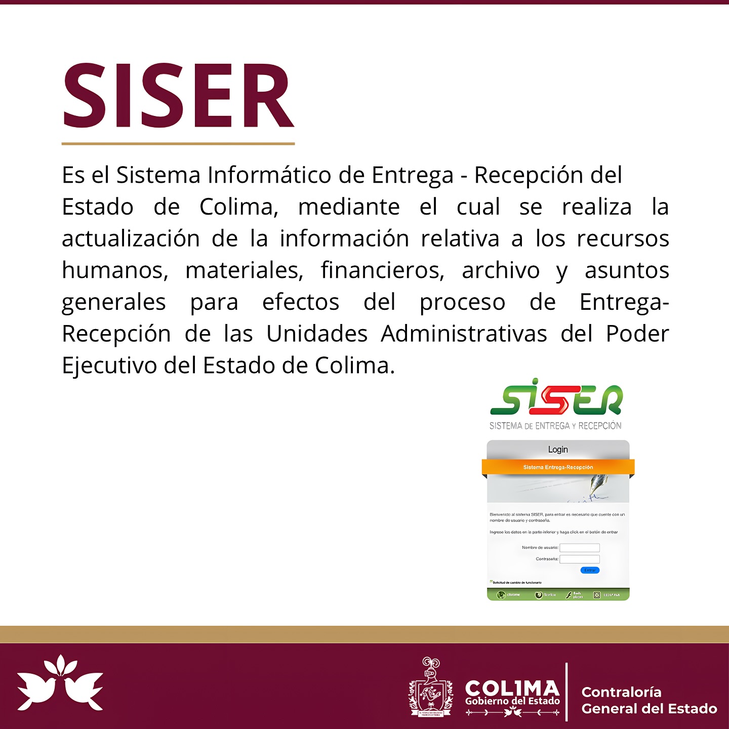 📑 El SISER... - Contraloría General del Estado de Colima | Facebook