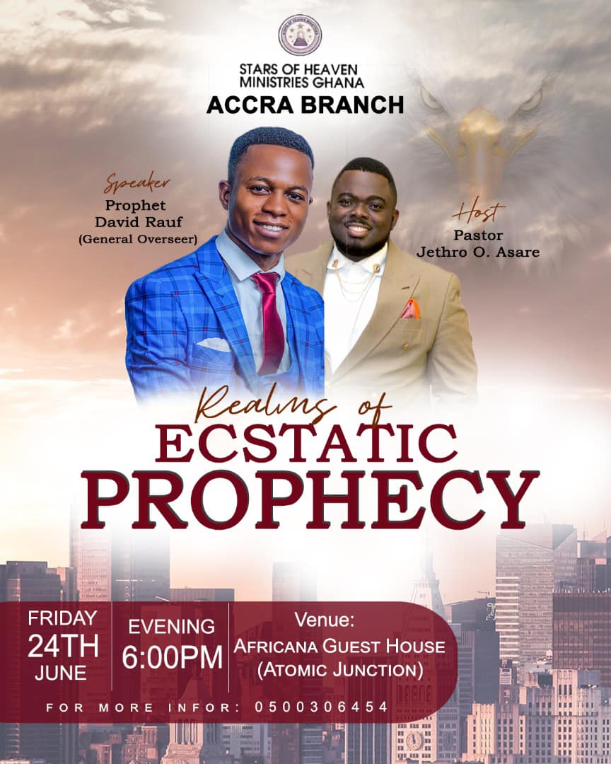 Accra get ready We are coming with... - Prophet David Rauf | Facebook