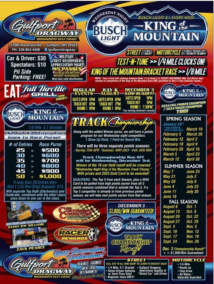 Gulfport - 📣📣TONIGHT Wednesday April 3️⃣0️⃣ The Busch Light King of the ...