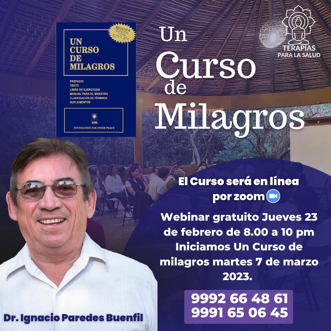 Un Curso de Milagros 2023. Te... - Terapias para la Salud