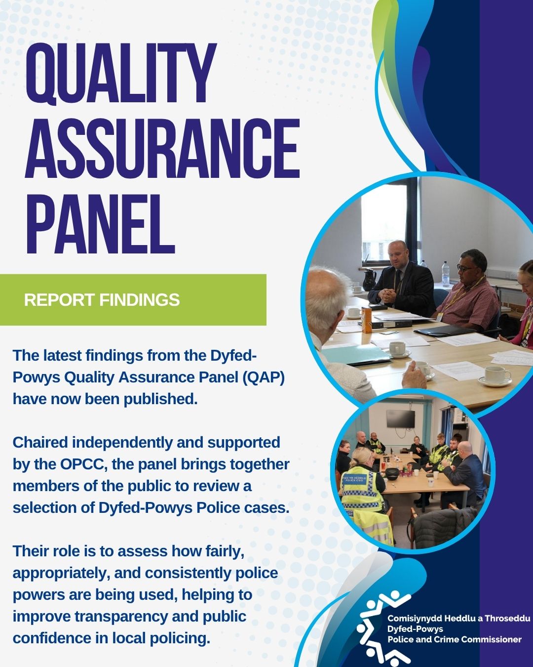📢 Quality Assurance Panel Report📢 The latest findings from the Dyfed ...