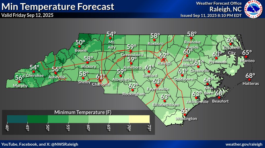 A daily record... - US National Weather Service Raleigh NC | Facebook