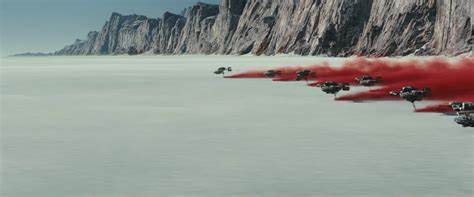 Suzanne - This is the planet Crait, which has a fine layer of salt over ...