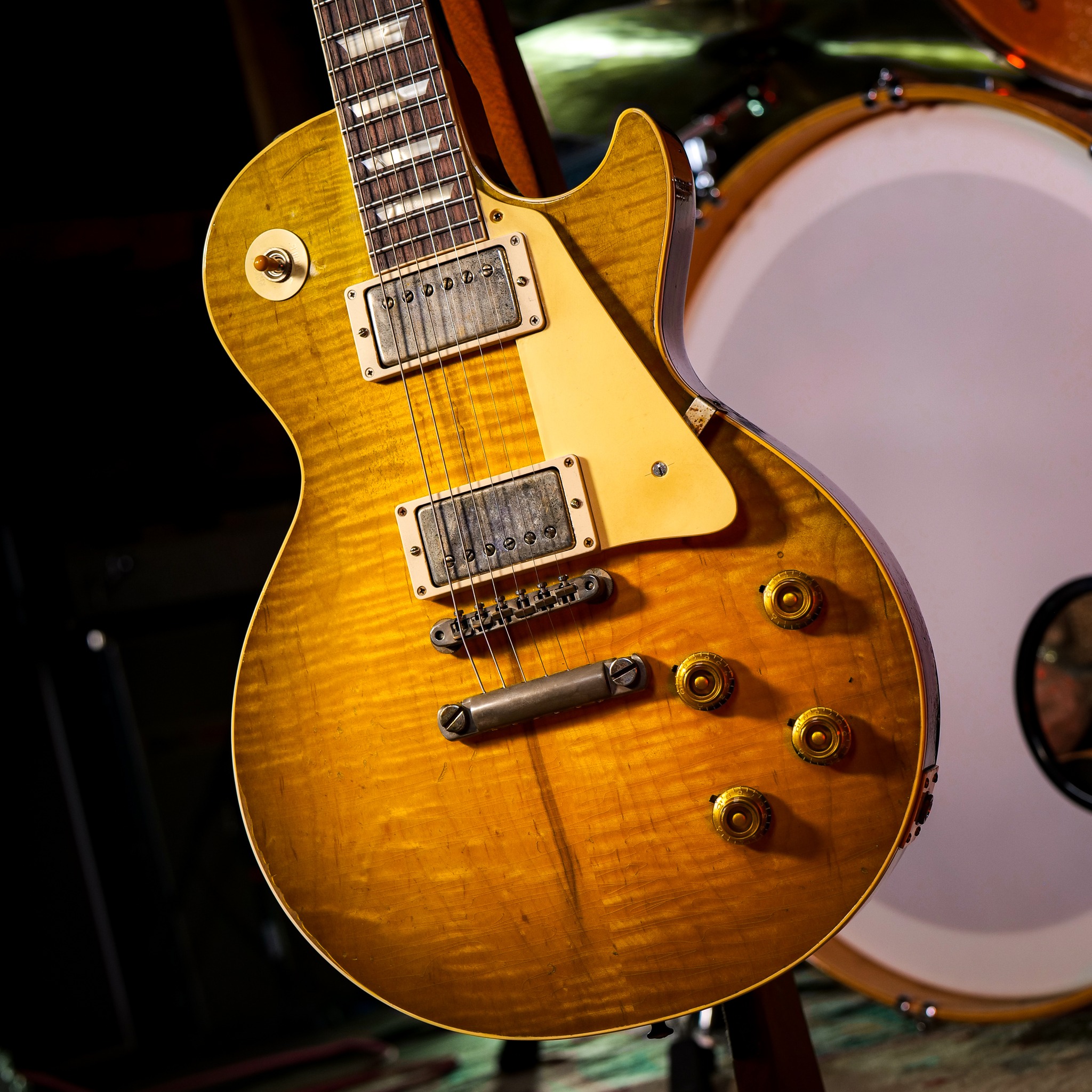 Gibson Custom 1959 Les Paul Standard in Green Lemon Fade