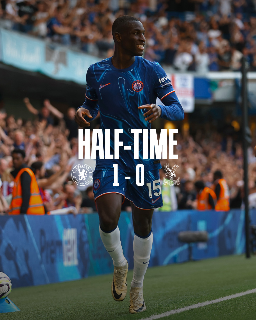 A great first-half performance. 🙌 - Chelsea Football Club