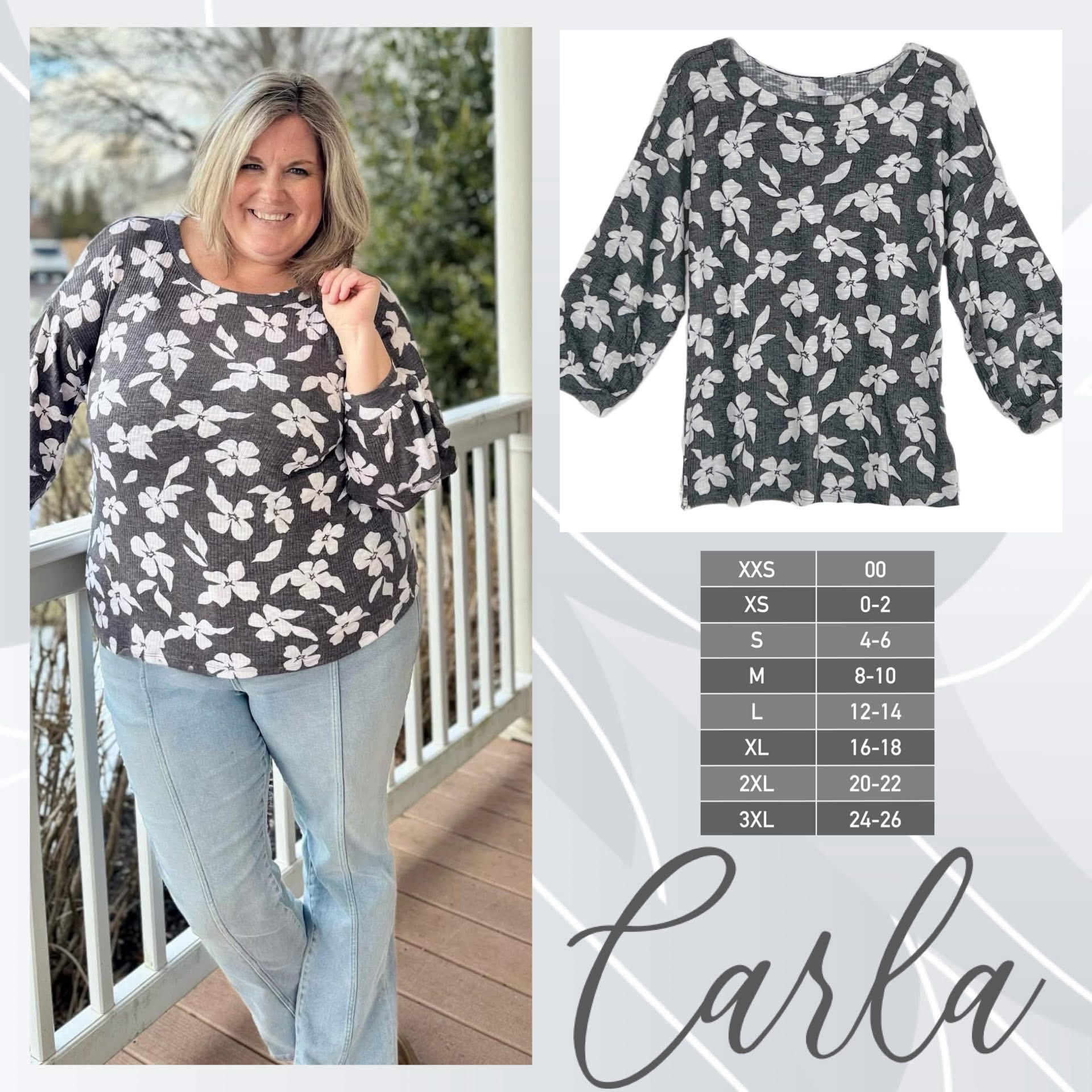 新品未使用 CARLA Lady shoulder T blouse T Lady CARLA blouse shoulder 新品未使用