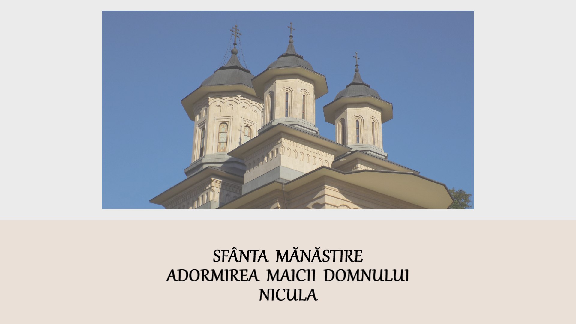 Mănăstirea Nicula - Mănăstirea Nicula #manastireanicula ANUNȚ Duminică ...