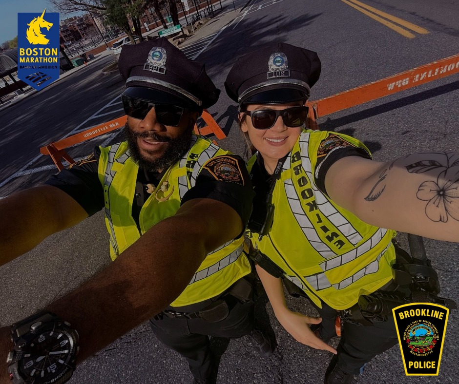 Brookline MA Police Department - Shoutout to our officers along the ...