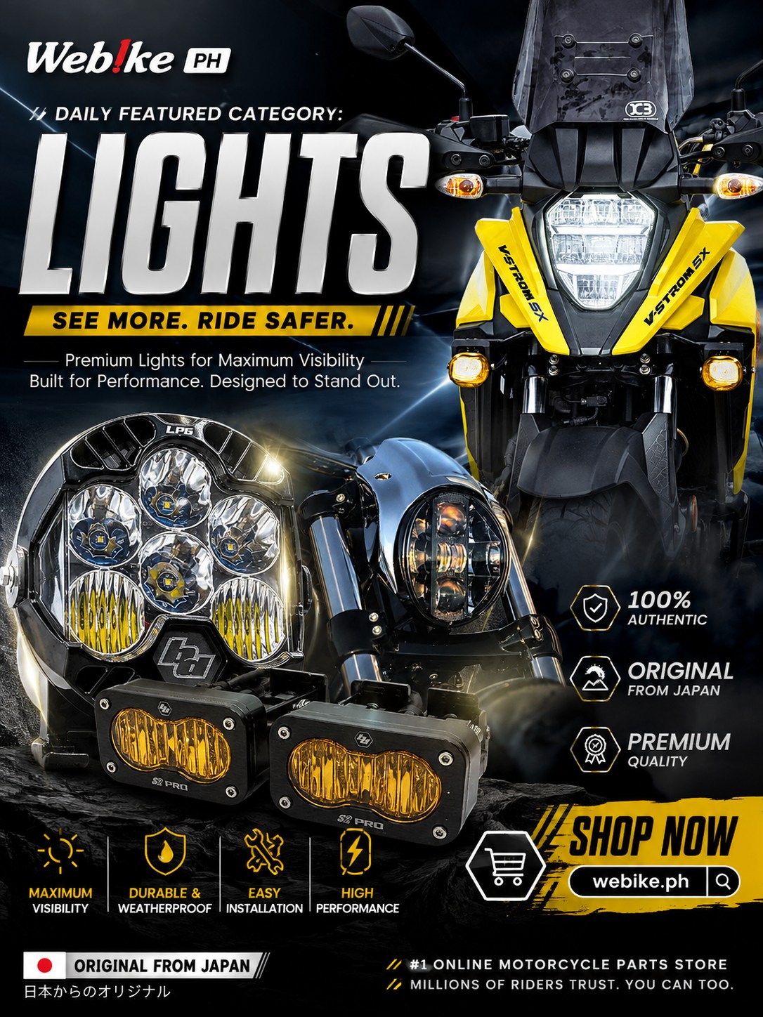 💡 DAILY FEATURED CATEGORY: LIGHTS 💡 🌟 Light Up Every Ride with