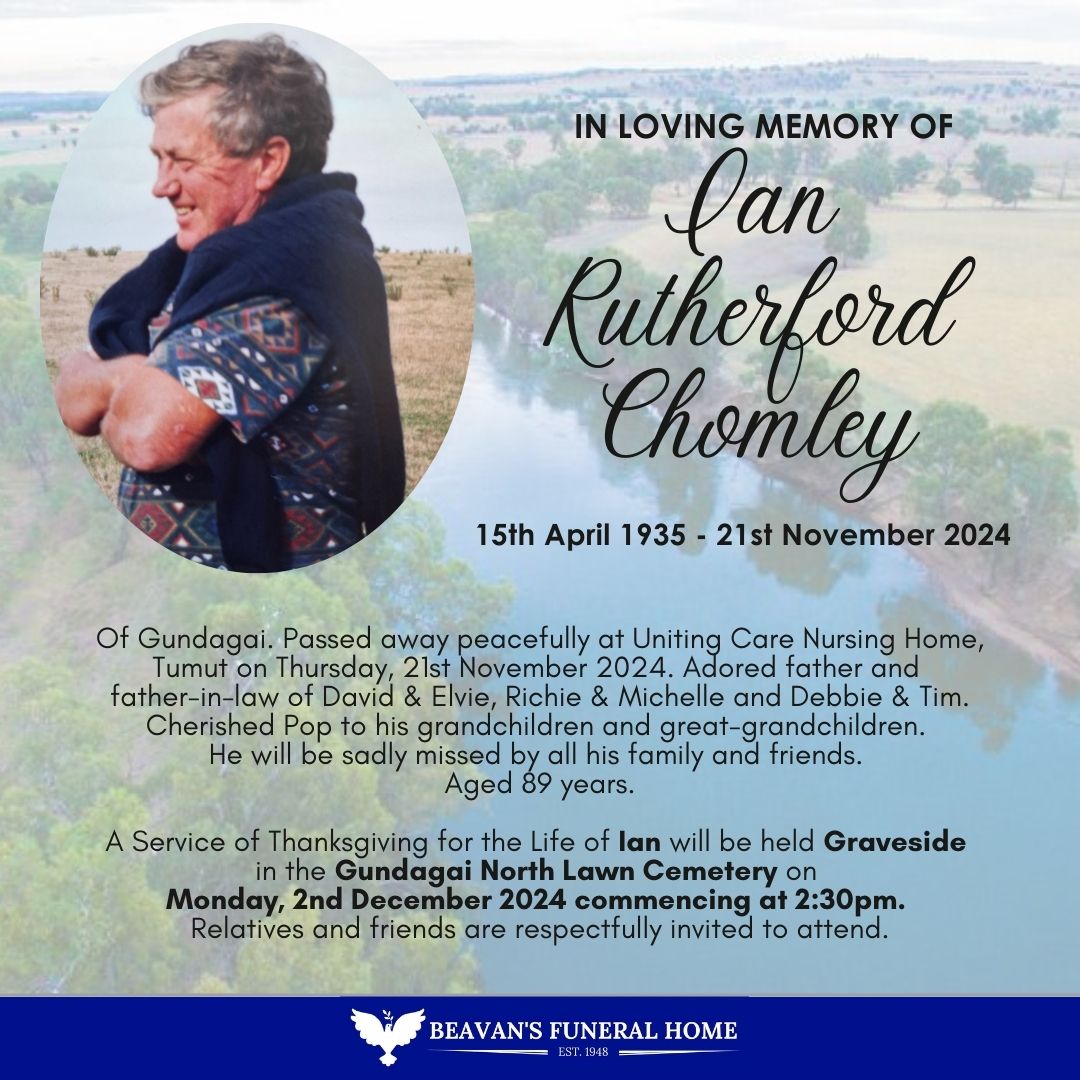 It is with sadness we advise the... - Beavan's Funeral Home | Facebook