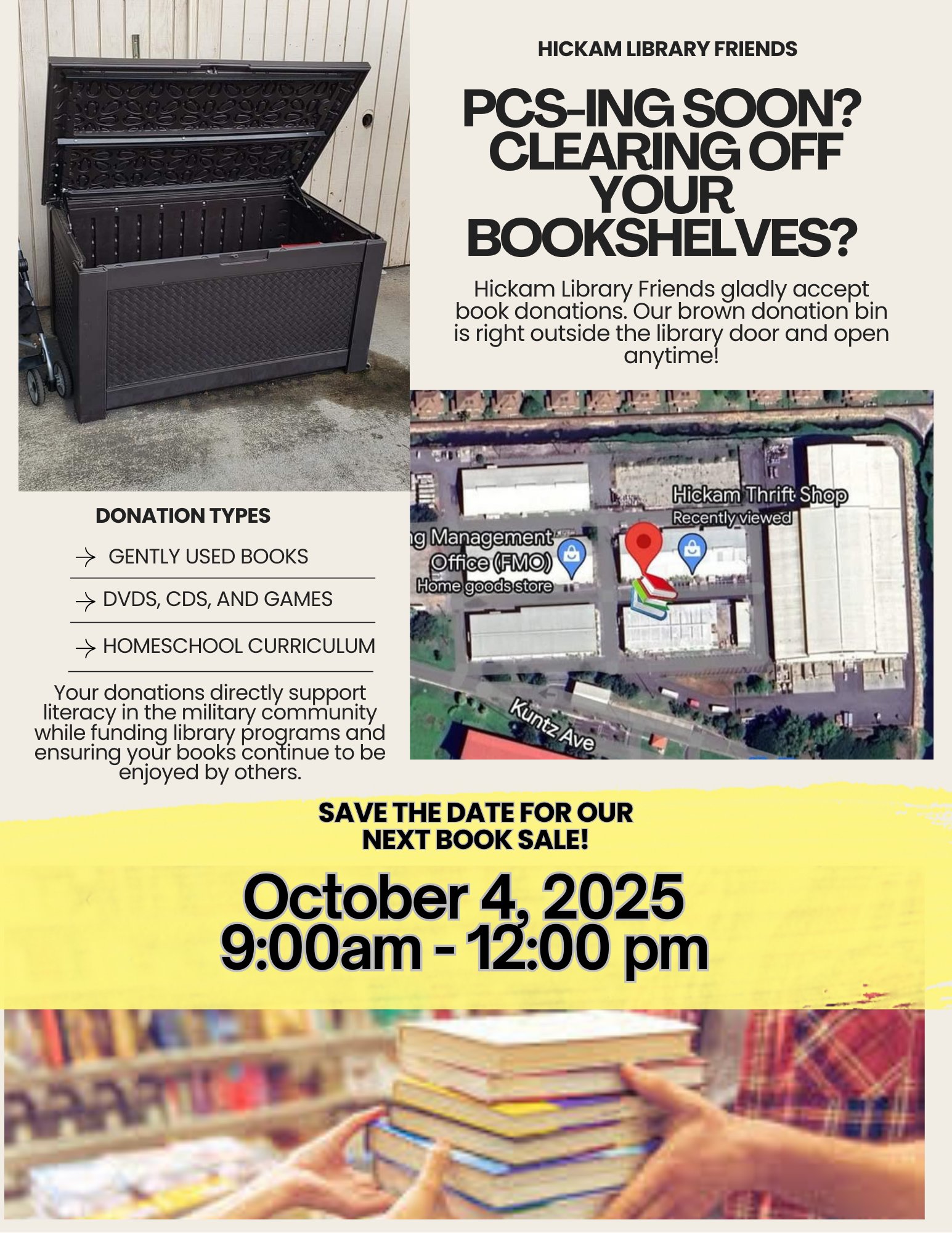 Hickam Library Friends | Hickam Air Force Base HI