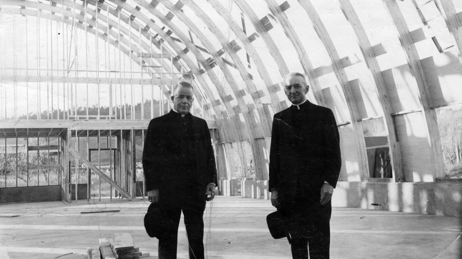 Diocese - #tbt Fall 1949, Bishop McCarty shows a visiting priest the ...