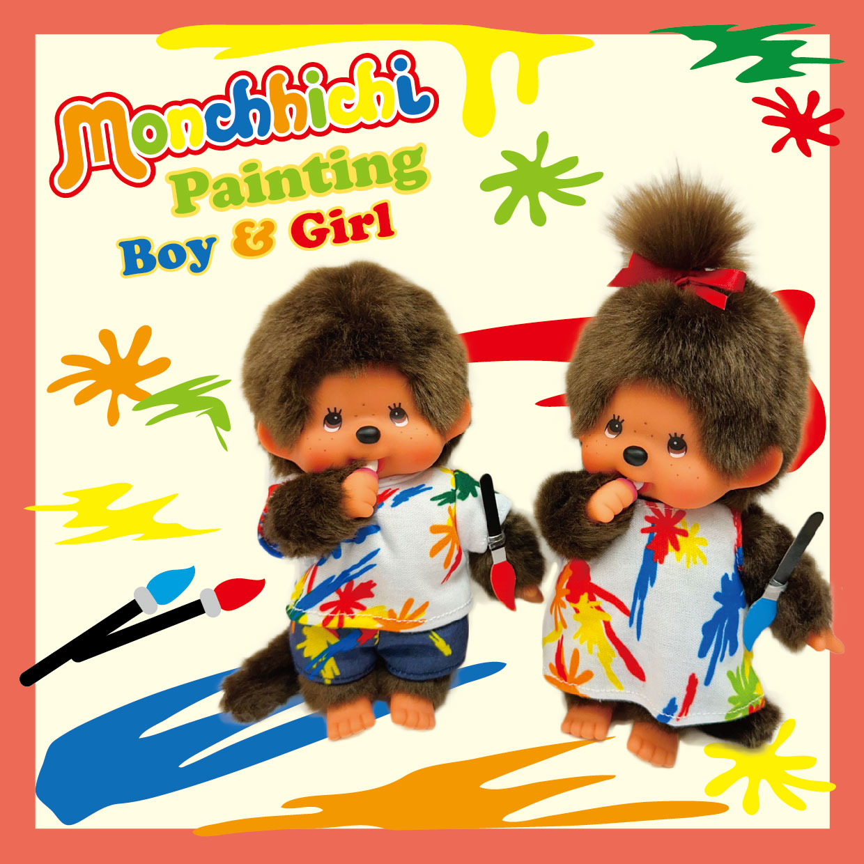 ✴✴✴ New items 仲有 3款嫁~ Monchhichi Painting Boy: http://www 