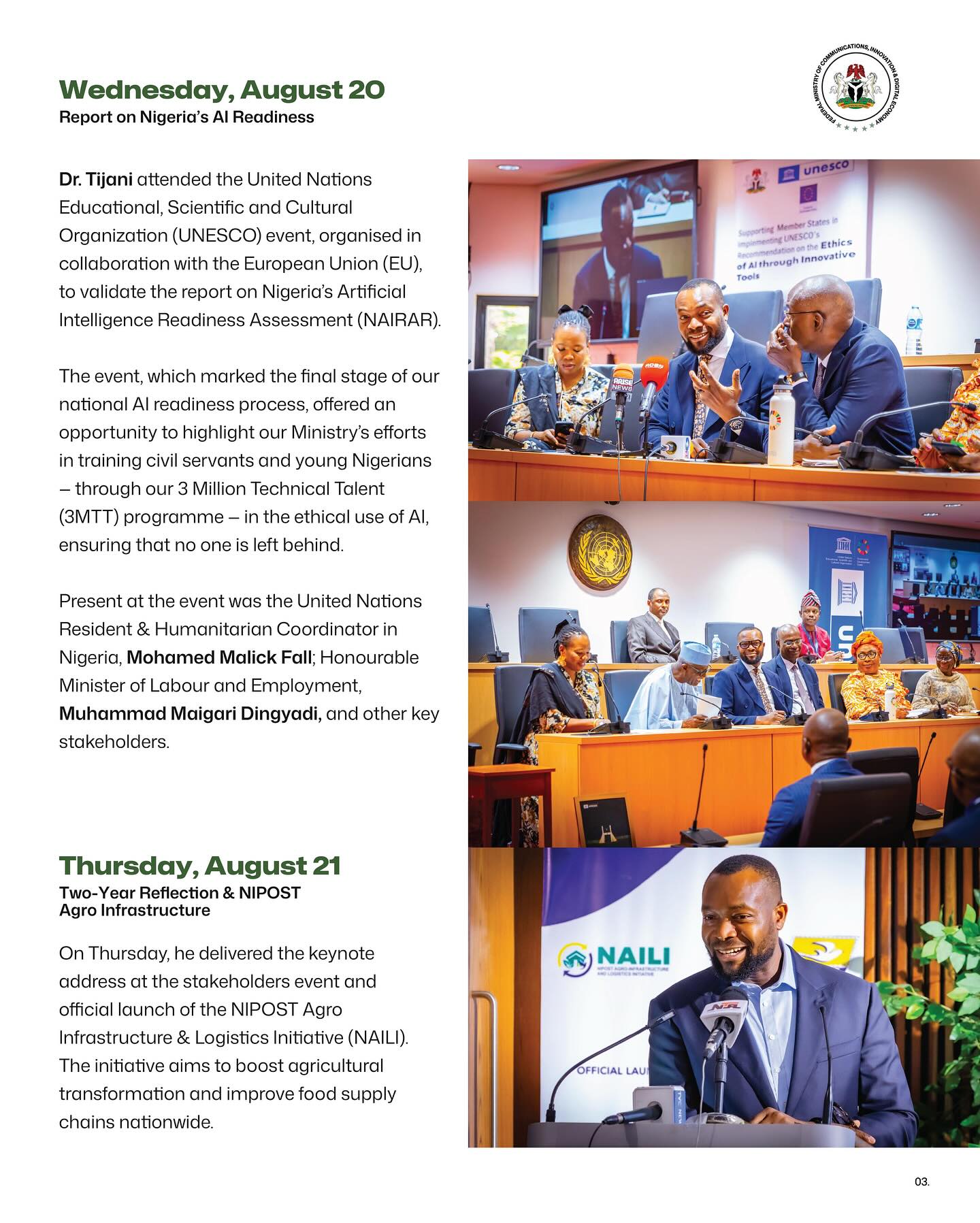 Federal Ministry of Communications and Digital Economy, Nigeria added a ...
