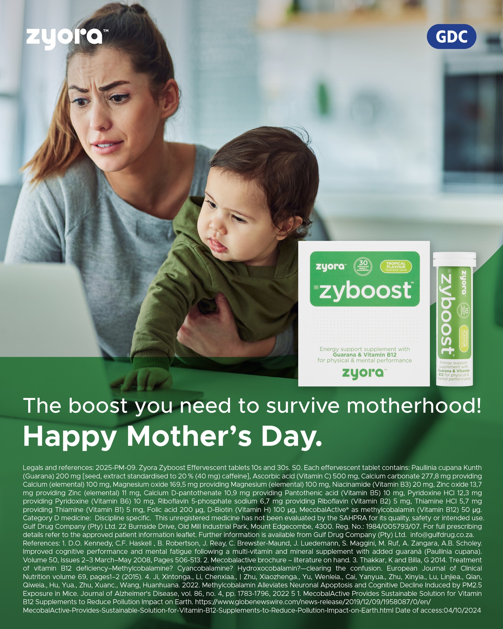 Zyora - The boost you need to survive motherhood! Happy Mother's Day ...