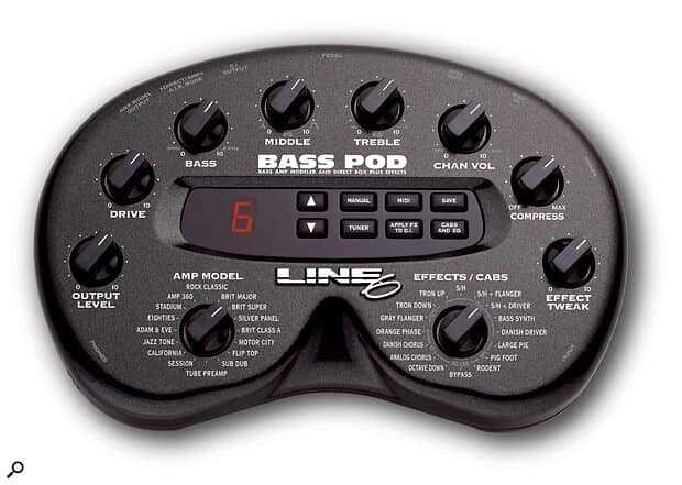 Is the Line 6 BASS pod xt live pedal good for bass players?