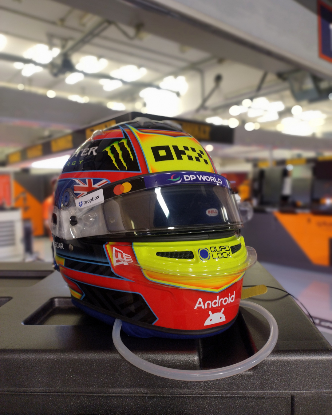 f1 motorcycle helmet Charles Leclerc 2025 Monza GP Replica 1:1 Scale Beer Bong Mini Backpack All In Color:Freedom Eagle capturing every detail of