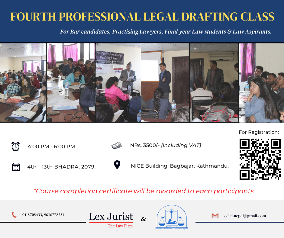 Lex Jurist - The drafting class is a regular program of... | Facebook
