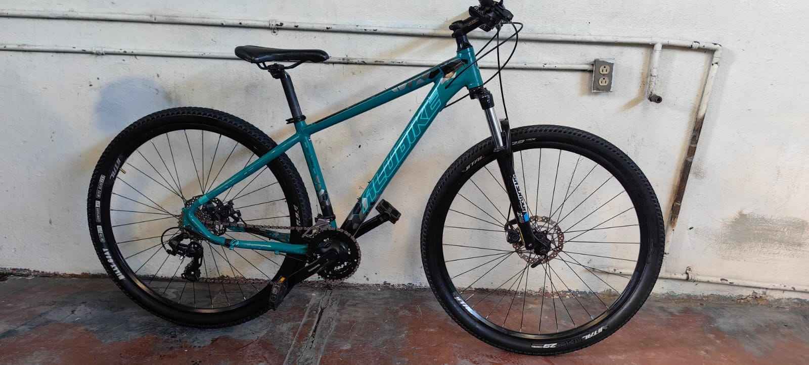 BICICLETA ALUBIKE SIERRA R29 ALUMINIO ESMERALDA 24V TALLA MEDIANA ...