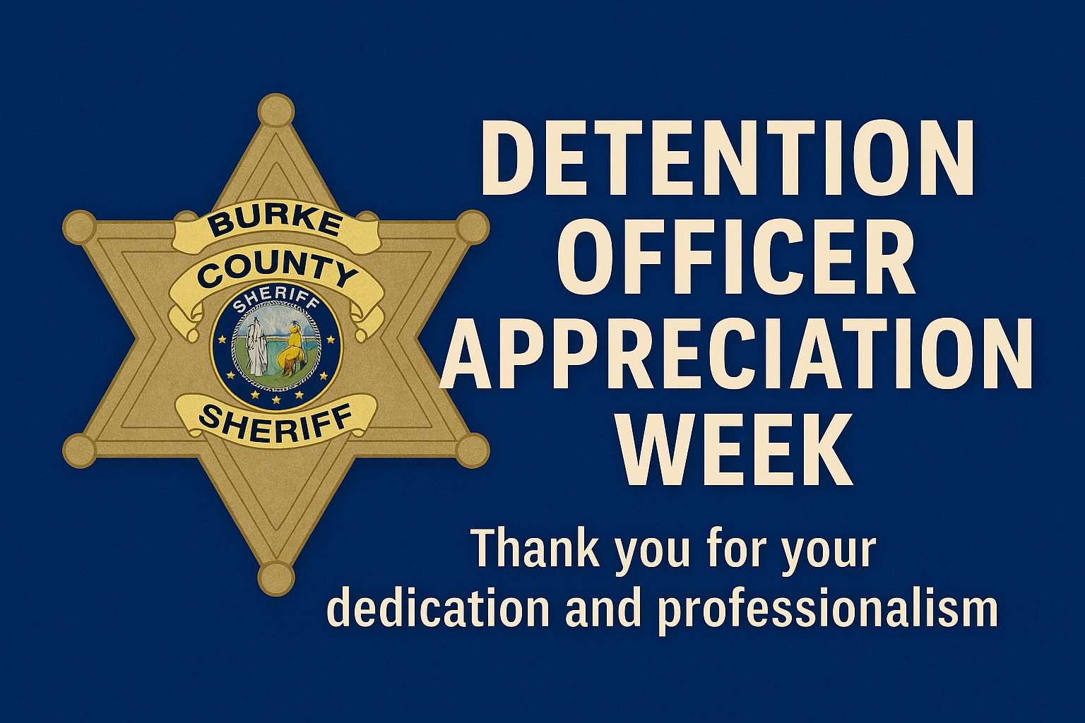 Burke - BURKE COUNTY SHERIFF’S OFFICE Detention Officers Appreciation ...