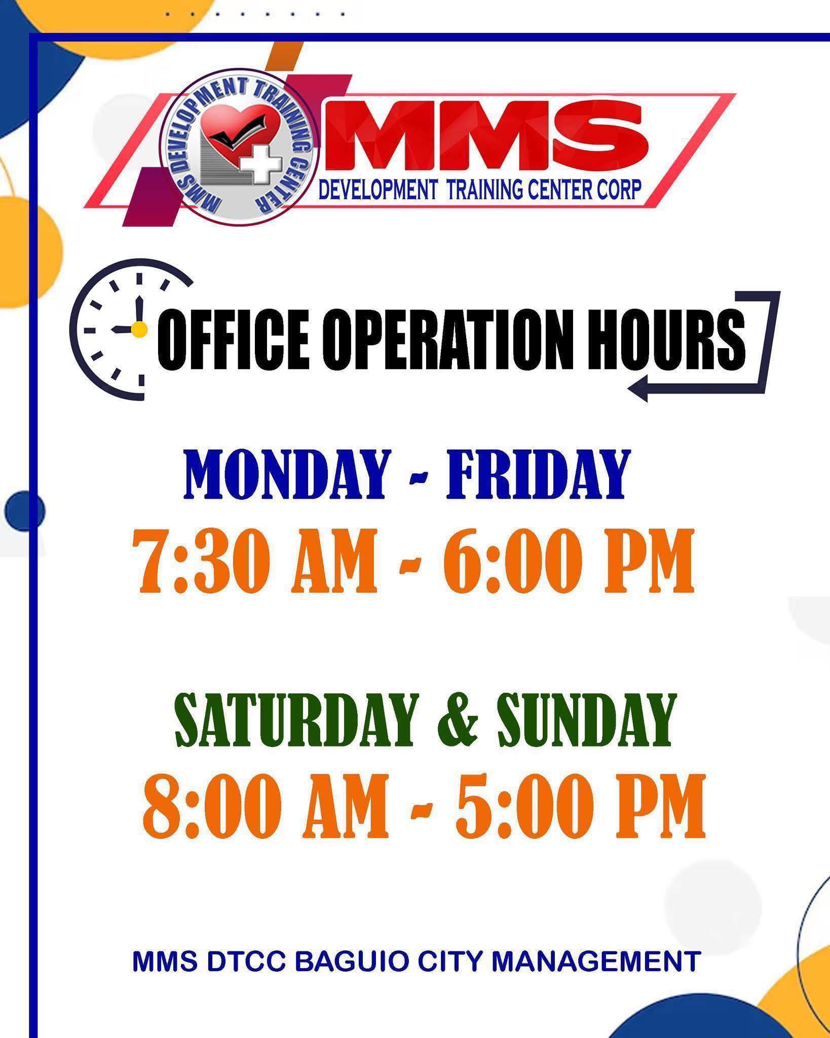 MMS - Enroll Now at MMS Development Training Center Corporation for the ...