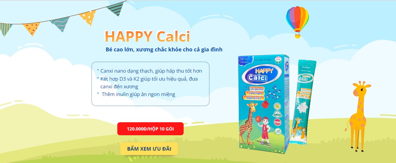 Thạch Canxi - Happy Calci | Hanoi