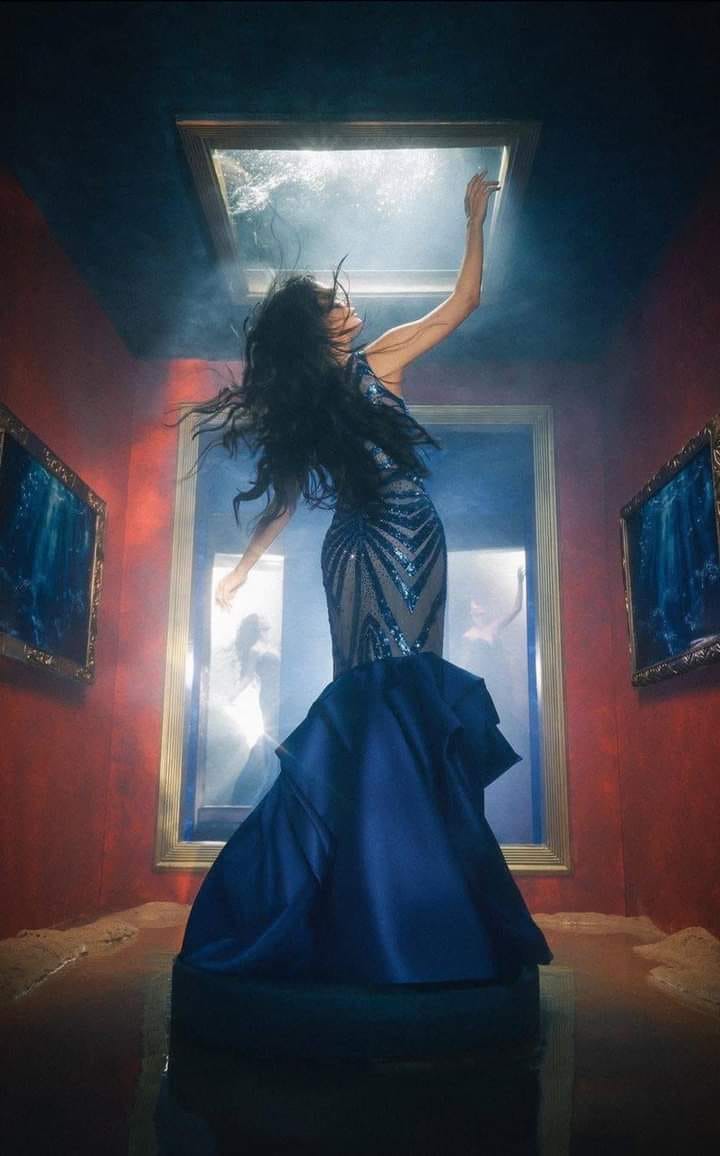 blue dress 2015 Miss Universe Pia Wurtzbach's Iconic Gown now for AUCTION WORTH 1 MILLION Php #MissUniversePhilippines #MissUniverse2015 #WorldofBeautyPageants Size:EU 43 Strapless Neckline Stretch Satin FALLD24 Acler Blue Maxi Dress