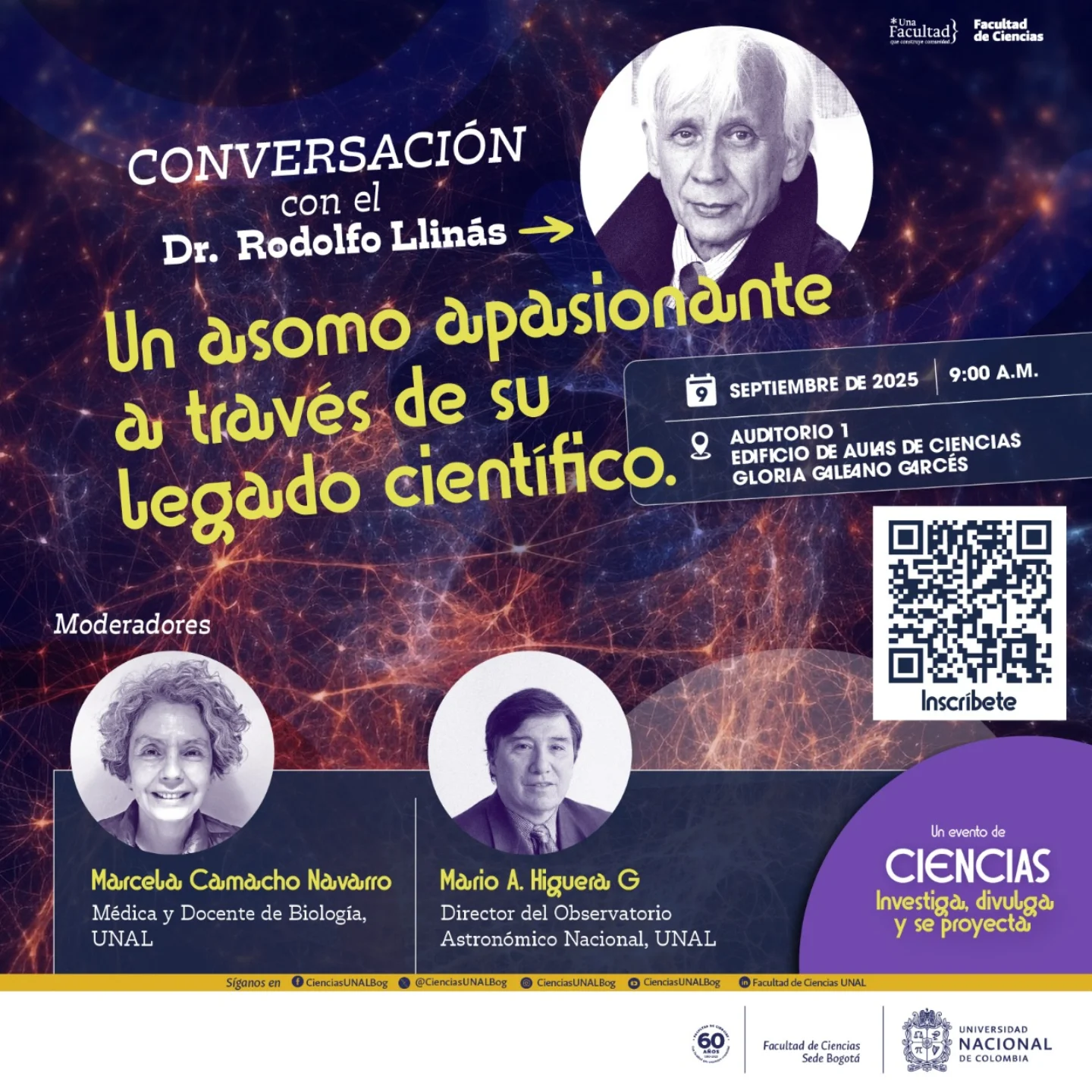 🧠 La Facultad de Ciencias te invita a un encuentro único: Conversación ...
