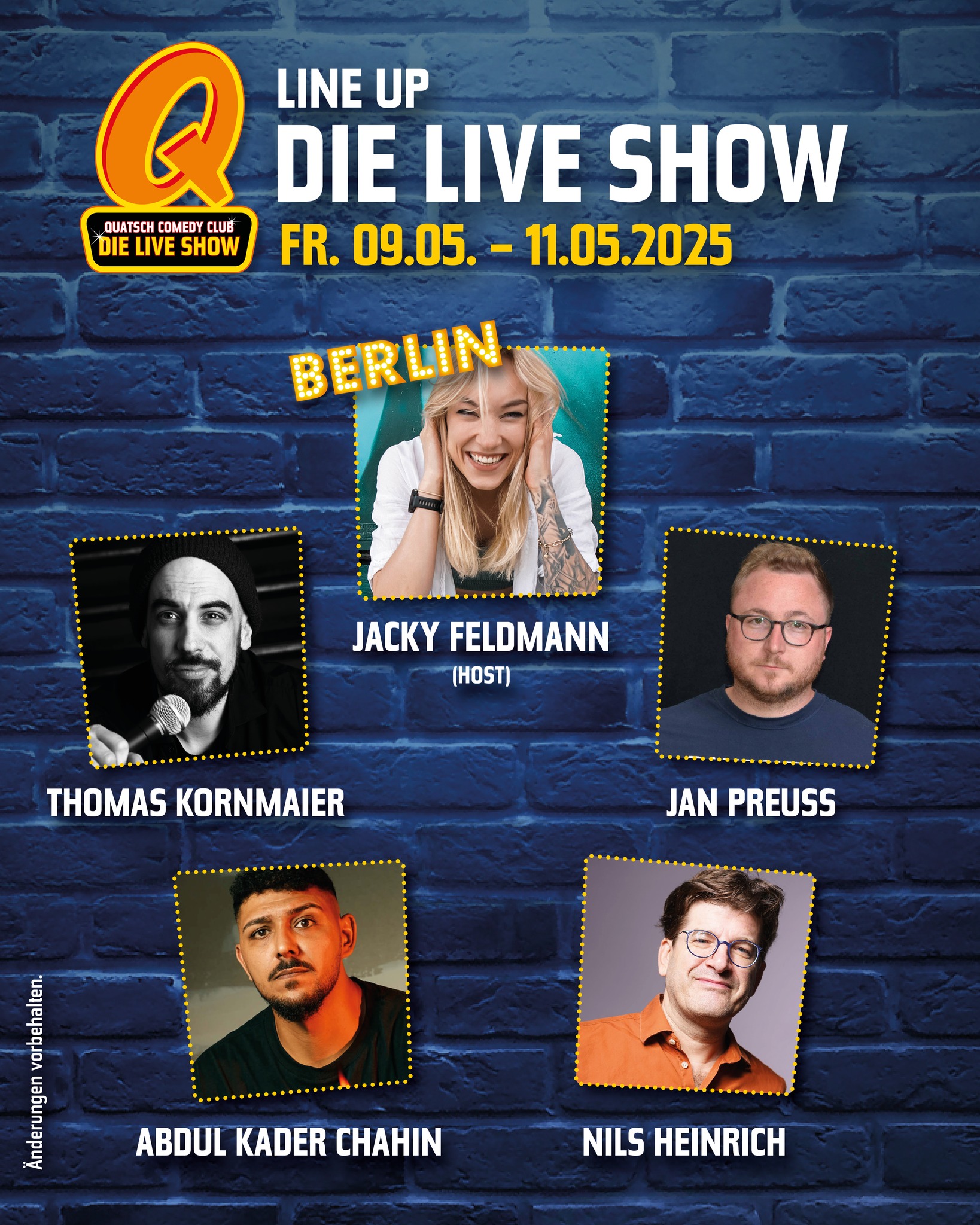 Wunderschone Quatsch Comedy Club Berlin Programm Ebenbild